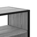 Miniatyrbilde 9 av 11: vidaXL TV-benk grå sonoma 100x31x39,5 cm konstruert tre og metall