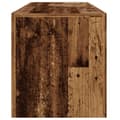 Miniatyrbilde 9 av 11: vidaXL TV-benk med LED-lys gammelt tre 140x36,5x40 cm konstruert tre