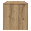Miniatyrbilde 9 av 11: vidaXL TV-benk med LED-lys artisan eik 120x36,5x40 cm konstruert tre