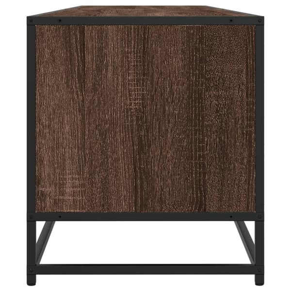 vidaXL TV-benk brun eik 180x40x46 cm konstruert tre
