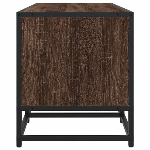 vidaXL TV-benk brun eik 180x35x41 cm konstruert tre