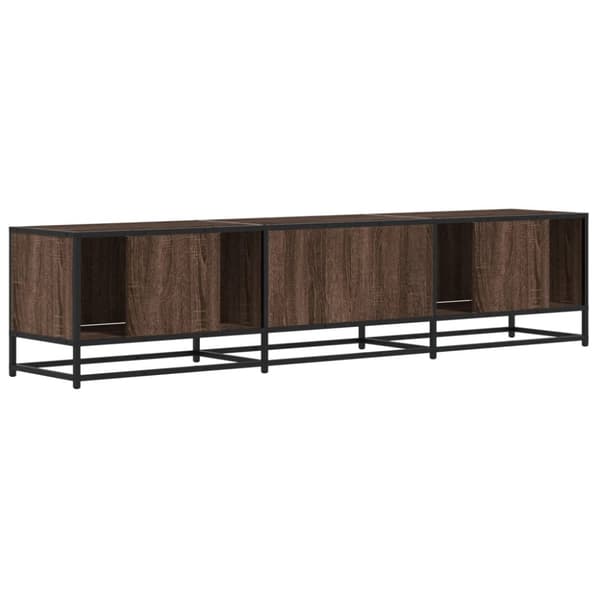 vidaXL TV-benk brun eik 180x35x41 cm konstruert tre