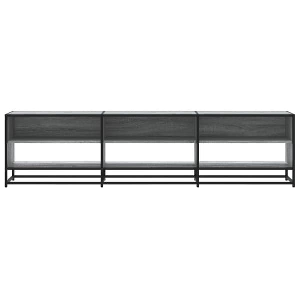 vidaXL TV-taso harmaa Sonoma 180x40x46 cm tekninen puu