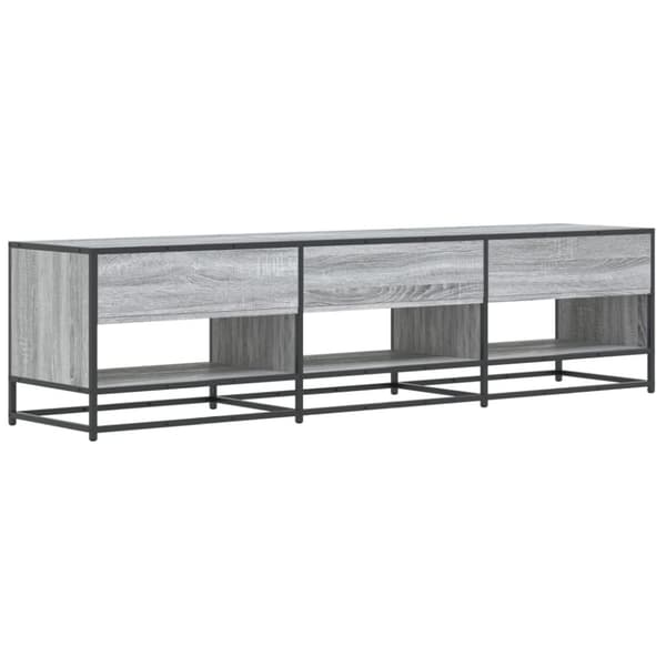 vidaXL TV-taso harmaa Sonoma 180x40x46 cm tekninen puu