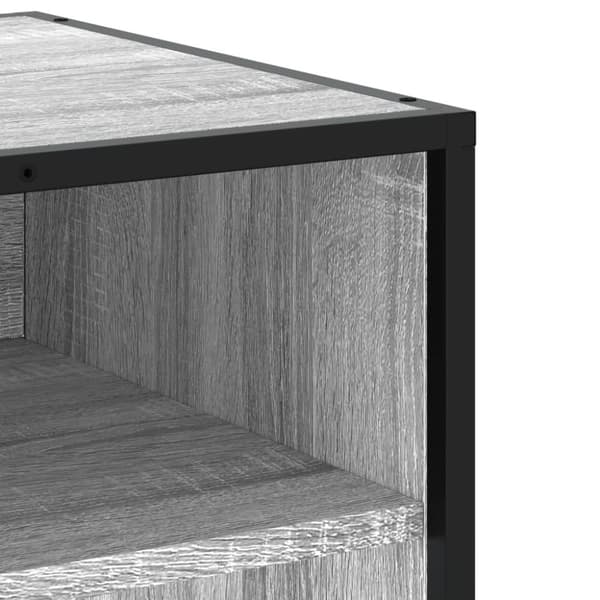 vidaXL TV-taso harmaa Sonoma 180x40x46 cm tekninen puu