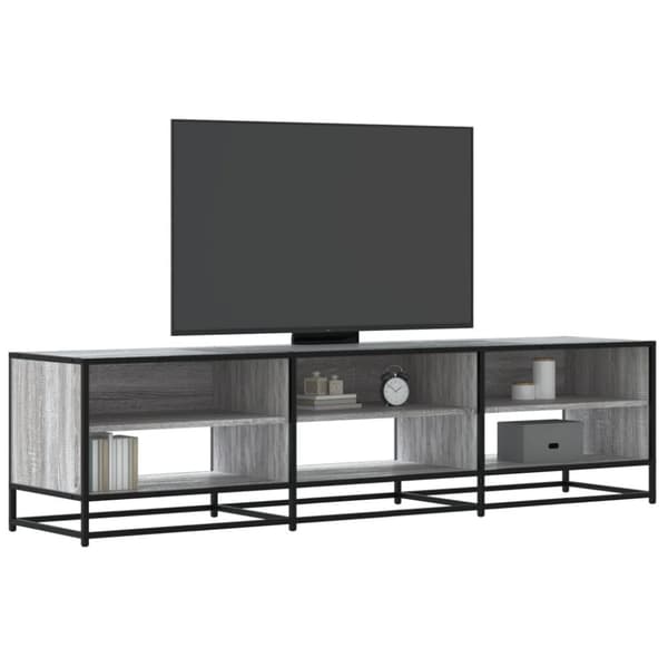vidaXL TV-taso harmaa Sonoma 180x40x46 cm tekninen puu