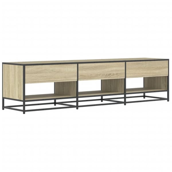 vidaXL TV-taso Sonoma-tammi 180x40x46 cm tekninen puu