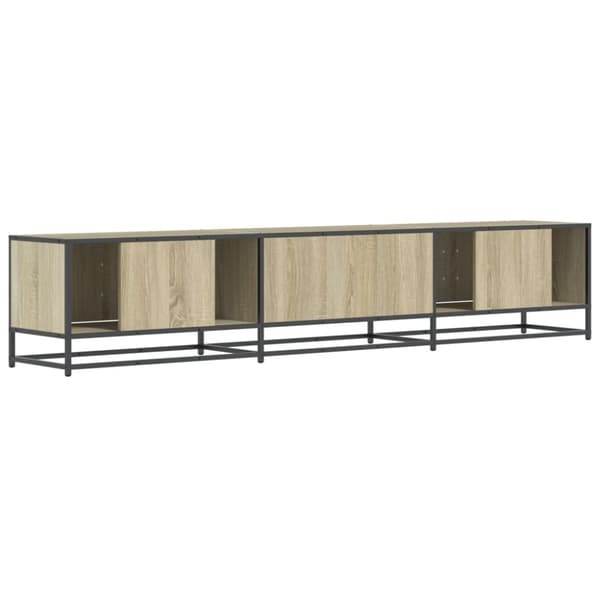 vidaXL Tv-bänk sonoma-ek 210x35x41 cm konstruerat trä