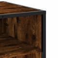 Miniatyrbilde 8 av 10: vidaXL TV-benk røkt eik 180x40x46 cm konstruert tre
