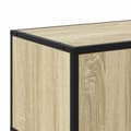 Pikkukuva 9 / 11: vidaXL TV-taso Sonoma-tammi 100x35x41 cm tekninen puu ja metalli