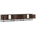 Miniatyrbillede 8 af 11: vidaXL tv-bord 210x35x41 cm konstrueret træ brun egetræsfarve