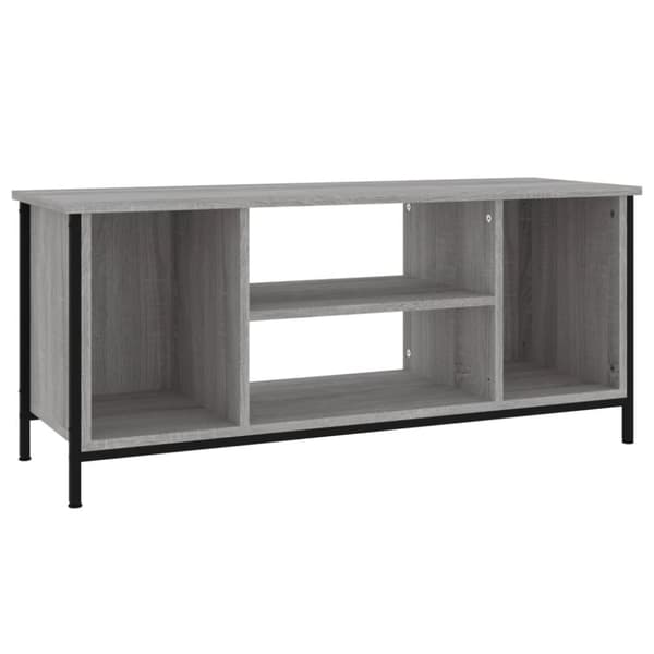 Tv-bänk grå sonoma 102x35x45 cm konstruerat trä