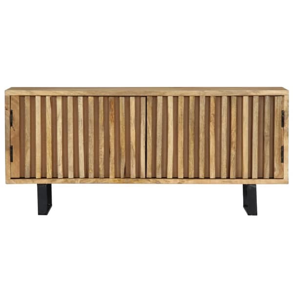 TV-bänk 90x30x40 cm massivt mangoträ