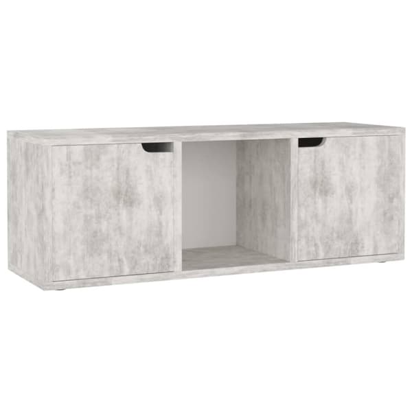 TV-bänk betong 88,5x27,5x30,5 cm konstruerat trä