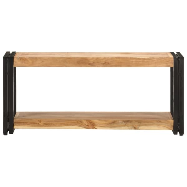 TV-bänk 90x30x40 cm massivt akaciaträ