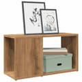 Miniatyrbild 1 av 2: Tv-bänk artisan ek 60x24x32cm konstruerat trä
