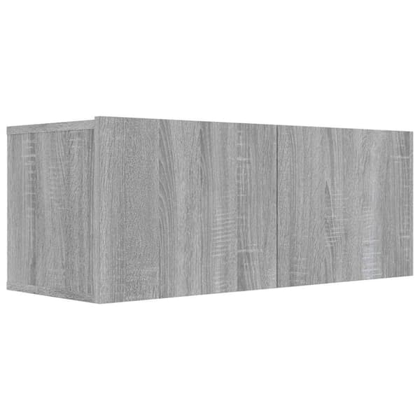 TV-bänk grå sonoma 80x30x30 cm konstruerat trä