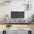 Miniatyrbild 1 av 2: Tv-bänk grå sonoma 150x36x30 cm konstruerat trä