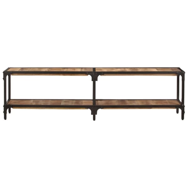 Tv-bänk 150x30x41 cm massivt mangoträ