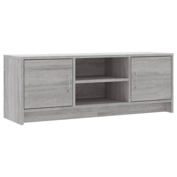 Tv-bänk grå sonoma 102x30x37,5 cm konstruerat trä