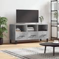 Miniatyrbild 1 av 2: Tv-bänk betonggrå 102x36x50 cm konstruerat trä