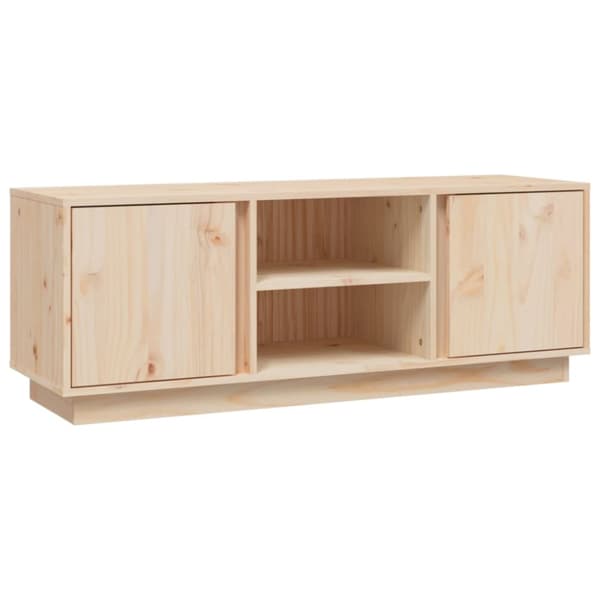 Tv-bänk 110x35x40,5 cm massiv furu