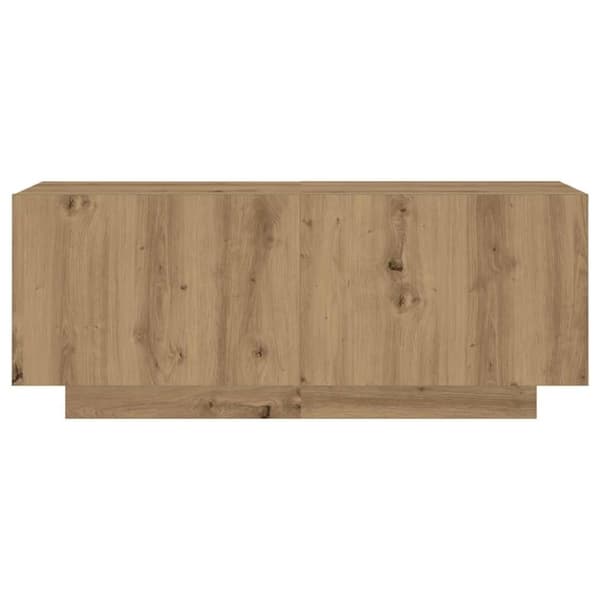 vidaXL TV-bänk med LED-lampor artisan ek 300x35x40 cm konstruerat trä
