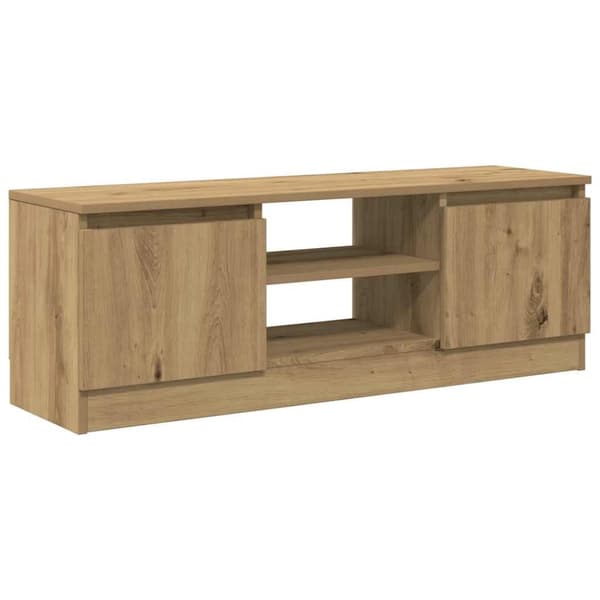Tv-bänk artisan ek 102x30x36 cm konstruerat trä