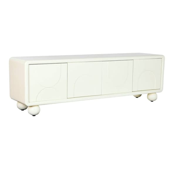 TV-möbler DKD Home Decor Vit Trä MDF 160 x 37 x 50 cm