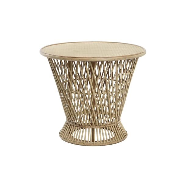 Sofabord DKD Home Decor Lys brun Bambus 60 x 60 x 52 cm