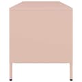 Miniatyrbillede 7 af 11: vidaXL tv-bord 135x39x43,5 cm koldvalset stål lyserød