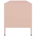 Miniatyrbillede 7 af 11: vidaXL tv-bord 135x39x43,5 cm koldvalset stål lyserød