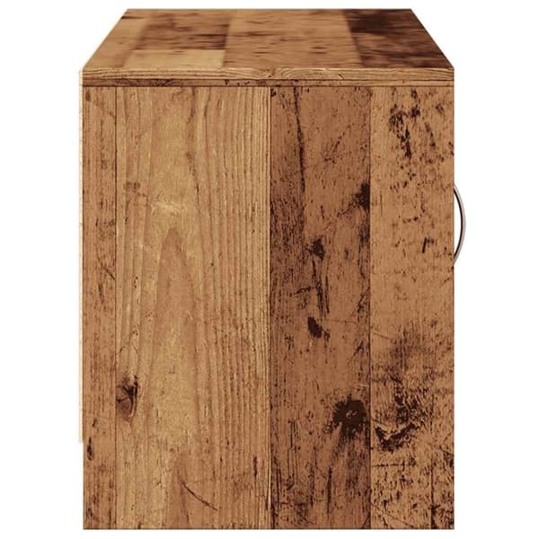 vidaXL TV-benk gammelt tre 102x30x37,5 cm konstruert tre