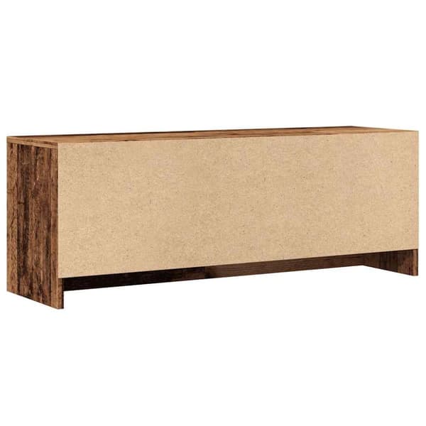 vidaXL TV-benk gammelt tre 102x30x37,5 cm konstruert tre