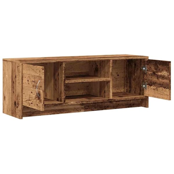 vidaXL TV-benk gammelt tre 102x30x37,5 cm konstruert tre
