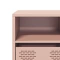 Pikkukuva 10 / 11: vidaXL TV-taso pinkki 135x39x43,5 cm kylmävalssattu teräs