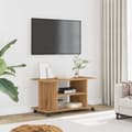 Pikkukuva 4 / 10: vidaXL TV-kaappi pyörillä käsityöläinen tammi 80x40x45 cm tekninen puu
