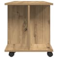 Pikkukuva 6 / 10: vidaXL TV-kaappi pyörillä käsityöläinen tammi 80x40x45 cm tekninen puu