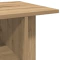 Pikkukuva 8 / 10: vidaXL TV-kaappi pyörillä käsityöläinen tammi 80x40x45 cm tekninen puu