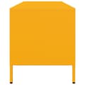 Pikkukuva 7 / 11: vidaXL TV-taso sinapinkeltainen 135x39x43,5 cm kylmävalssattu teräs