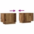 Miniatyrbilde 8 av 10: vidaXL TV-benk gammelt tre 100x35x40 cm konstruert tre