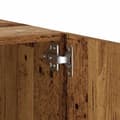 Miniatyrbilde 9 av 10: vidaXL TV-benk gammelt tre 100x35x40 cm konstruert tre