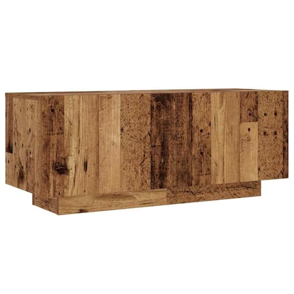 vidaXL TV-benk gammelt tre 100x35x40 cm konstruert tre