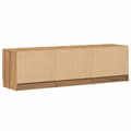Miniatyrbilde 7 av 11: vidaXL TV-benk artisan eik 140x35x40 cm konstruert tre