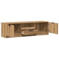 Miniatyrbilde 8 av 11: vidaXL TV-benk artisan eik 140x35x40 cm konstruert tre