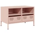 Pikkukuva 1 / 11: vidaXL TV-taso pinkki 68x39x43,5 cm kylmävalssattu teräs