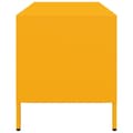 Pikkukuva 7 / 11: vidaXL TV-taso sinapinkeltainen 101,5x39x43,5 cm kylmävalssattu teräs