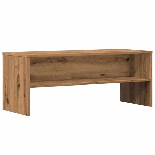 vidaXL tv-bord 100x40x40 cm konstrueret træ kunsteg