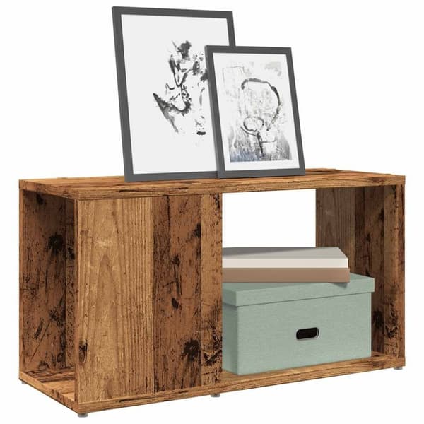 vidaXL TV-taso vanhaa puuta 60x24x32 cm lastulevy