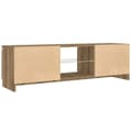 Miniatyrbilde 10 av 11: vidaXL TV-benk med LED-lys artisan eik 120x30x36 cm konstruert tre